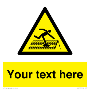 Custom Figure on Roof Sign